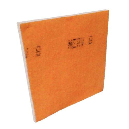 Furnace/Air Handler/HVAC Air Filter Media Roll, Orange/White MERV8 Polyester Media - 1 inch x 25 inch x 5 foot - Cut to Size