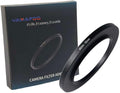YAMAFOO 46mm to 62mm Step-Up Ring/Step Down Rings Filter Adapter for All Brands UV ND CPL Metal Ring Step-Up Rings Adapter Filter,Black (46-62)