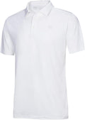 Three Sixty Six Golf Shirts for Men - Dry Fit Short-Sleeve Polo, Athletic Casual Collared T-Shirt