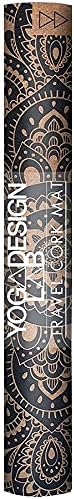 YOGA DESIGN LAB | The Cork Yoga Mat | Eco Luxury | Ideal for Hot Yoga, Power, Bikram, Ashtanga, Sweaty Workouts | Studio Quality | Includes Carrying Strap!