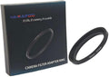 YAMAFOO 34mm to 37mm Step-Up Ring/Step Down Rings Filter Adapter for All Brands UV ND CPL Metal Ring Step-Up Rings Adapter Filter,Black (34-37)