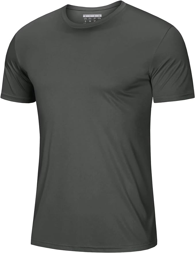 MAGCOMSEN Men's Short Sleeve UPF 50+ T-Shirt Quick Dry Rash Guard Athletic Running Swim Top Tee Performance Water Shirts