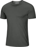 MAGCOMSEN Men's Short Sleeve UPF 50+ T-Shirt Quick Dry Rash Guard Athletic Running Swim Top Tee Performance Water Shirts