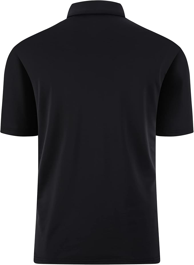 Alex Vando Mens Golf Shirt Moisture Wicking Quick-Dry Short Sleeve Casual Polo Shirts for Men