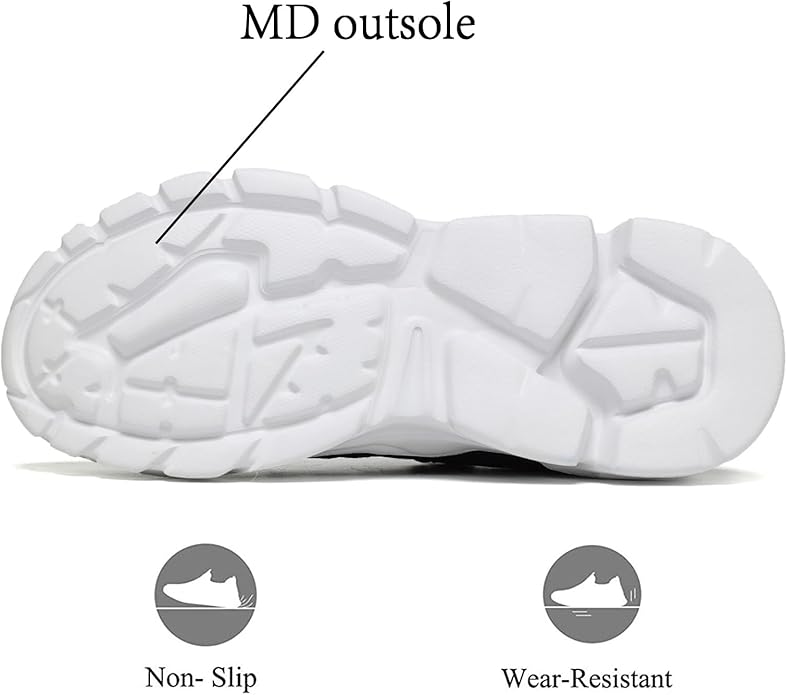 Mens Slip On Running Shoes Athletic Walking Trainers Lightweight Breathable Mesh Tennis Sneakers