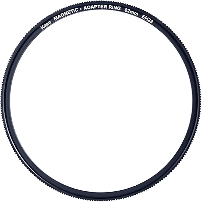 Kase 82mm Magnetic Adapter Ring, Aviation Aluminum 0.5s Snap-On Frame for CPL/ND/UV Filters, No Light Leak & Vignette, Ultra-Thin Stackable for DSLR Mirrorless Wide-Angle Vlog