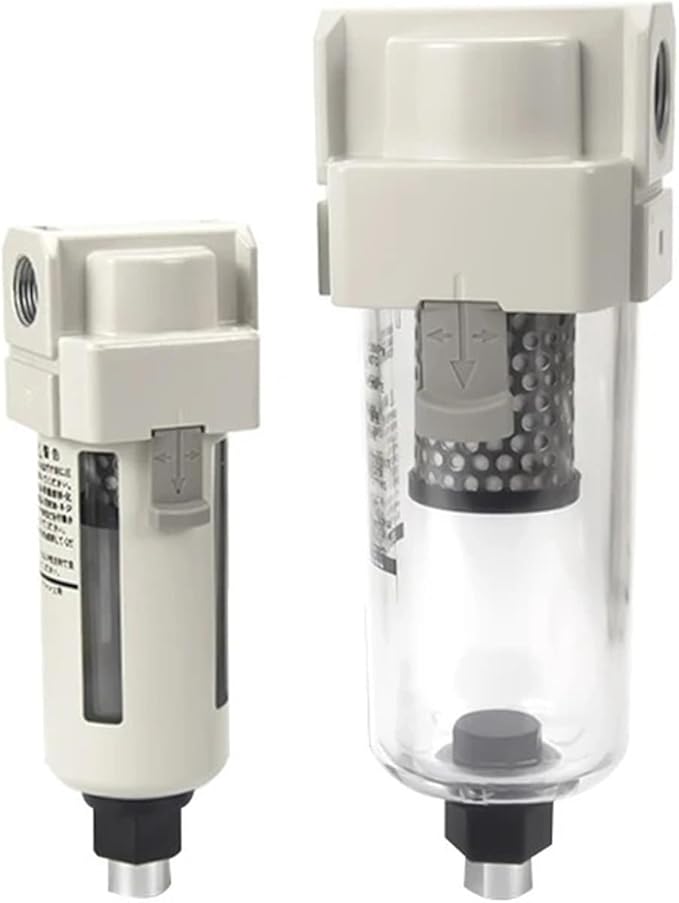 Vacuum Water Droplet Separator Pipeline Filter AMJ AMJ3000-03B AMJ4000-04B-C 1Pcs(AMJ4000-04B-C)