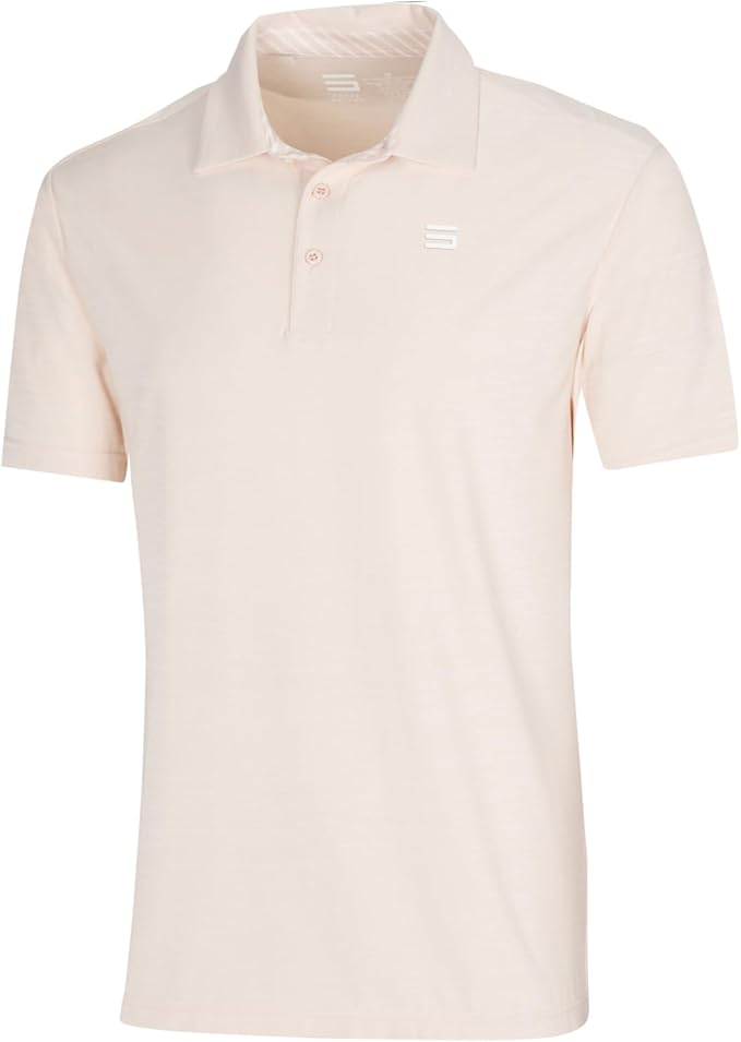 Three Sixty Six Golf Shirts for Men - Dry Fit Short-Sleeve Polo, Athletic Casual Collared T-Shirt