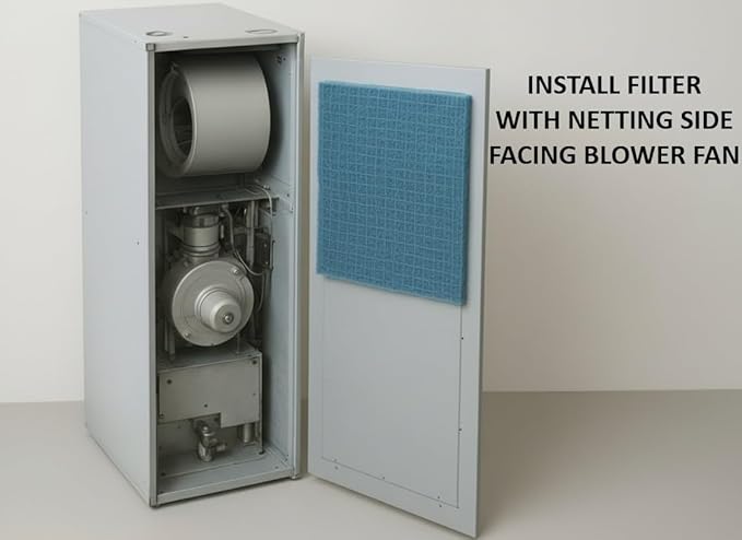 Natural Fiber Hog Hair Furnace Door Filter for Mobile, Manufactured and Modular Homes (14 x 20)