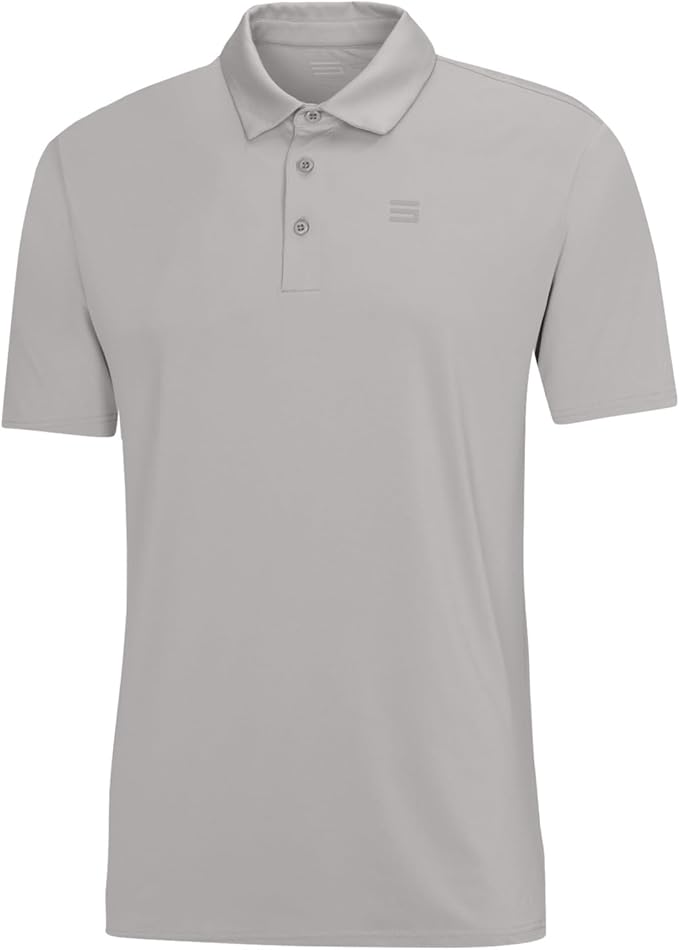 Three Sixty Six Golf Shirts for Men - Dry Fit Short-Sleeve Polo, Athletic Casual Collared T-Shirt