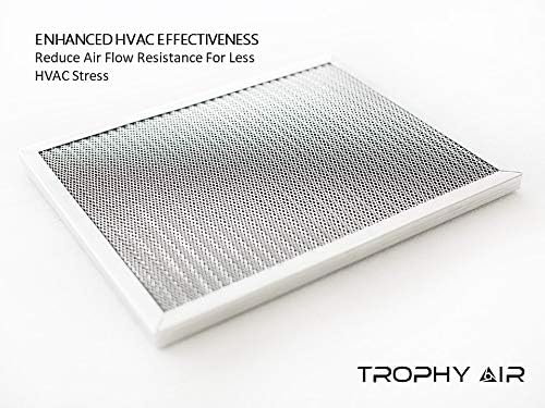 Washable Reusable Electrostatic HVAC AC/Furnace Air Filter, Lasts a Lifetime, 6 Stage Permanent Air Filter, Healthier Home or Office, Made in The USA - Increases Airflow (14x20x1)