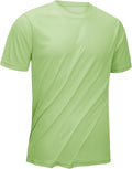 KEFITEVD Men's Short Sleeve UPF 50+ Sun Protection Shirts Quick Dry Rashguard Swim Shirt SPF Workout Fishing Athletic T-Shirt
