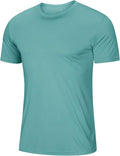 MAGCOMSEN Men's Short Sleeve UPF 50+ T-Shirt Quick Dry Rash Guard Athletic Running Swim Top Tee Performance Water Shirts
