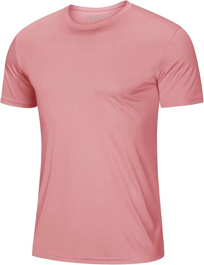 MAGCOMSEN Men's Short Sleeve UPF 50+ T-Shirt Quick Dry Rash Guard Athletic Running Swim Top Tee Performance Water Shirts