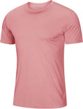 MAGCOMSEN Men's Short Sleeve UPF 50+ T-Shirt Quick Dry Rash Guard Athletic Running Swim Top Tee Performance Water Shirts
