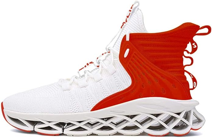 Hello MrLin Men's Running Shoes Non Slip Athletic Tennis Walking Blade Type Sneakers Hip Hop