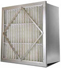 RIGID-PACK 24x20x12 Rigid Box Air Filter – MERV 14/95% ASHRAE HVAC Filter – Radial V-Pleat, Metal Frame, Single Header – High-Efficiency Replacement for Commercial & Industrial Systems