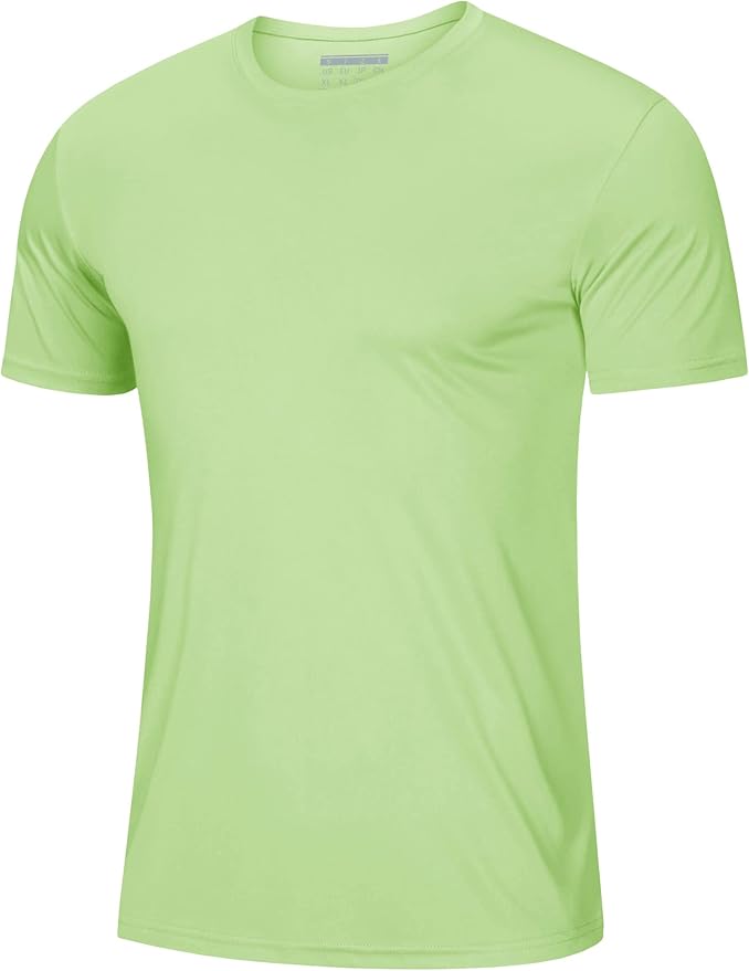 MAGCOMSEN Men's Short Sleeve UPF 50+ T-Shirt Quick Dry Rash Guard Athletic Running Swim Top Tee Performance Water Shirts