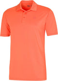 Three Sixty Six Golf Shirts for Men - Dry Fit Short-Sleeve Polo, Athletic Casual Collared T-Shirt