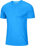 MAGCOMSEN Men's Short Sleeve UPF 50+ T-Shirt Quick Dry Rash Guard Athletic Running Swim Top Tee Performance Water Shirts