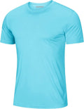 MAGCOMSEN Men's Short Sleeve UPF 50+ T-Shirt Quick Dry Rash Guard Athletic Running Swim Top Tee Performance Water Shirts