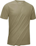 KEFITEVD Men's Short Sleeve UPF 50+ Sun Protection Shirts Quick Dry Rashguard Swim Shirt SPF Workout Fishing Athletic T-Shirt