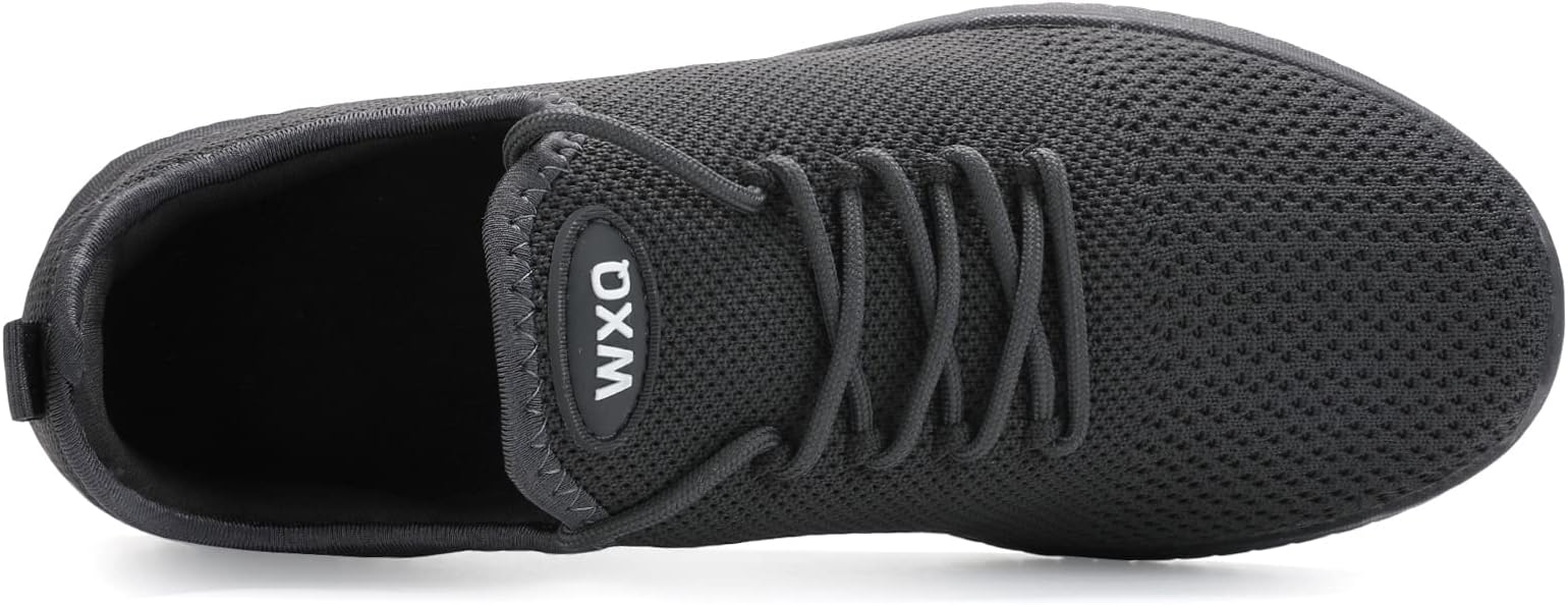 WXQ Men's Running Shoes Comfortable Lightweight Breathable Walking Shoes Mesh Workout Casual Sports Shoes