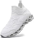 Vooncosir Men's Fashion Sneakers Breathable Mesh Running Shoes Blade Non Slip Soft Sole Casual Athletic Walking Shoes