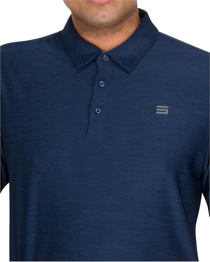 Three Sixty Six Golf Shirts for Men - Dry Fit Short-Sleeve Polo, Athletic Casual Collared T-Shirt