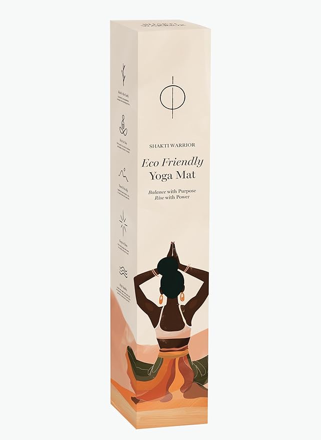 Cork Yoga Mat - Artist Designed, Premium Printed Eco-Friendly Non-Slip mat, Great for Regular & Hot Yoga, Pilates, Workouts 72 inch x 24 inch x 3mm Thick
