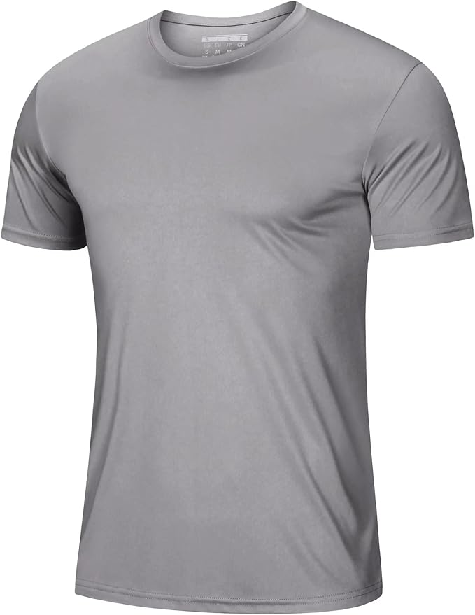 MAGCOMSEN Men's Short Sleeve UPF 50+ T-Shirt Quick Dry Rash Guard Athletic Running Swim Top Tee Performance Water Shirts