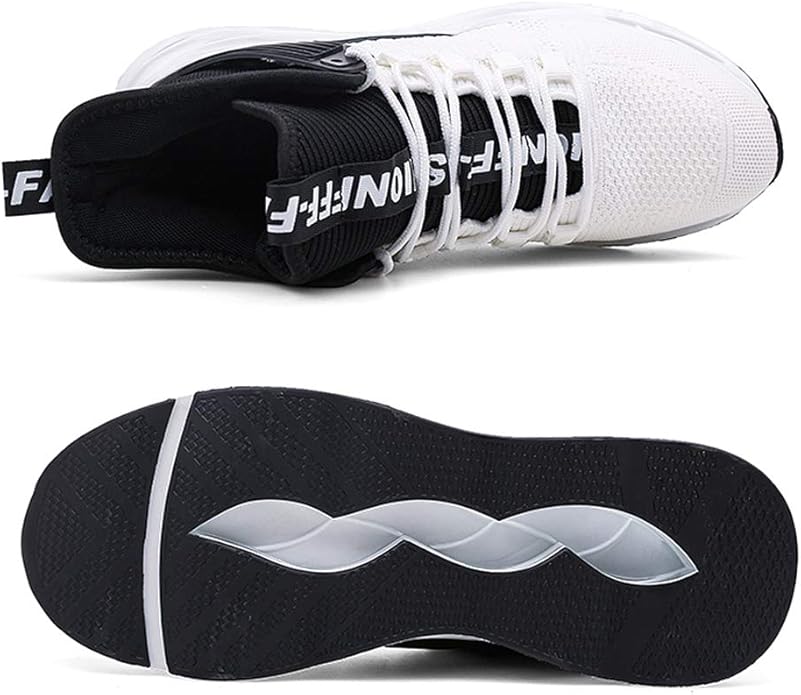 Hello MrLin Men's Running Shoes Non Slip Athletic Tennis Walking Blade Type Sneakers Hip Hop