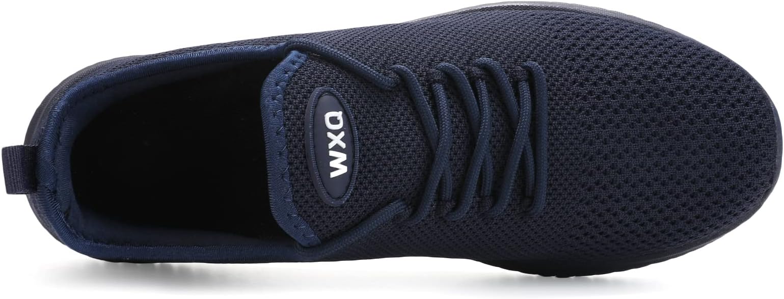 WXQ Men's Running Shoes Comfortable Lightweight Breathable Walking Shoes Mesh Workout Casual Sports Shoes