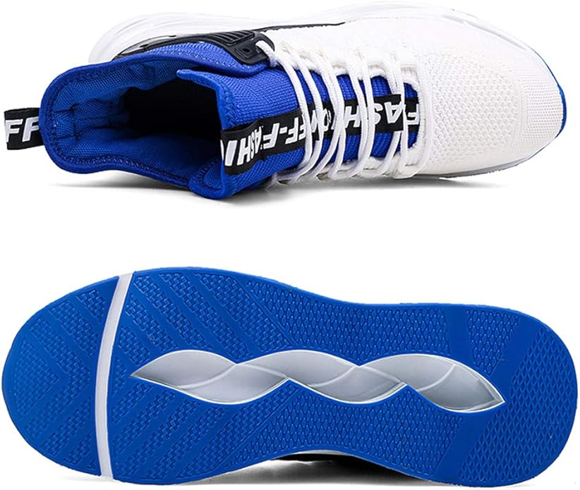 Hello MrLin Men's Running Shoes Non Slip Athletic Tennis Walking Blade Type Sneakers Hip Hop