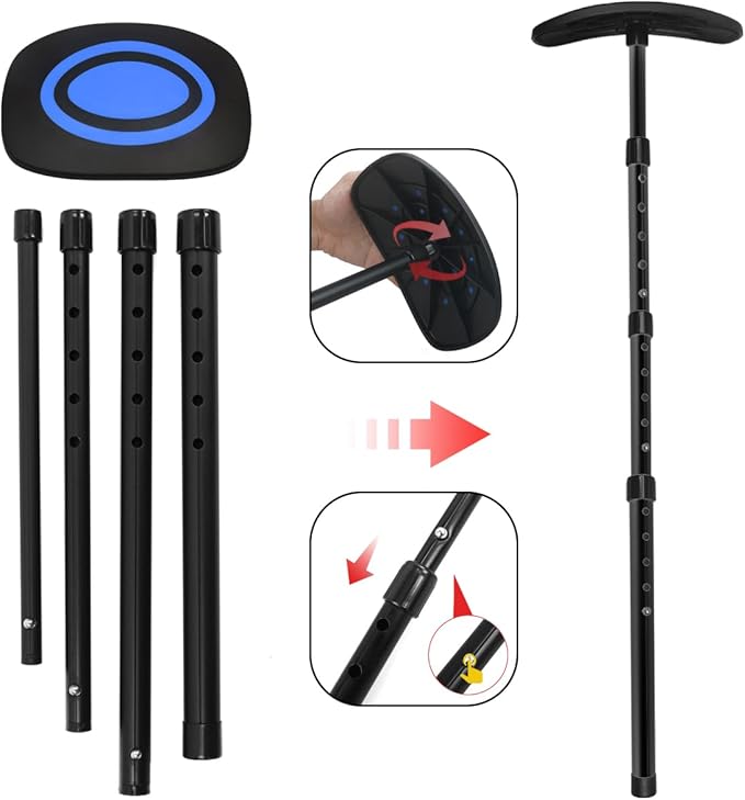 LTY Golf Travel Support Arm, Golf Travel Brace, Golf Travel Protection Kit, Golf Travel Bag Support System - Featuring a New Shape Designed for Better fit with Golf Bags