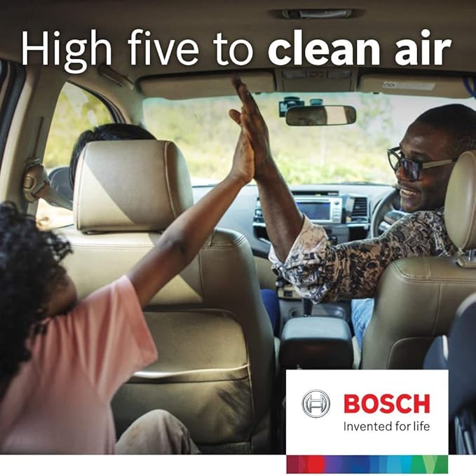 BOSCH 6090C HEPA Cabin Air Filter - Compatible with Select Ram 1500, 1500 Classic, 2500, 3500, 4500, 5500 Trucks