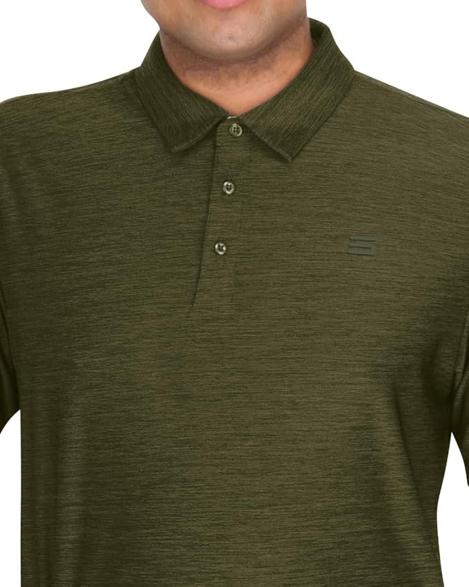 Three Sixty Six Golf Shirts for Men - Dry Fit Short-Sleeve Polo, Athletic Casual Collared T-Shirt