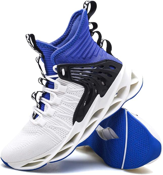Hello MrLin Men's Running Shoes Non Slip Athletic Tennis Walking Blade Type Sneakers Hip Hop