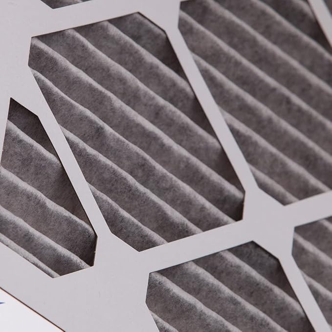 Nordic Pure 16x25x1 (Actual Size: 15 1/2 x 24 1/2 x 3/4) Furnace Air Filters MERV 10 Pleated Plus Carbon 3 Pack