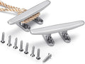 Boat Cleat Open Base Boat Cleat, Dock Cleat All 316 Stainless Steel Boat Mooring Accessories, Free Installation Accessories Screws(4/5 /6/8 inch)
