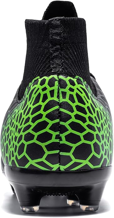 Boys Girls Soccer Cleats Youth Training Football Cleats High-top Soccer Shoes for Little/Big Kid