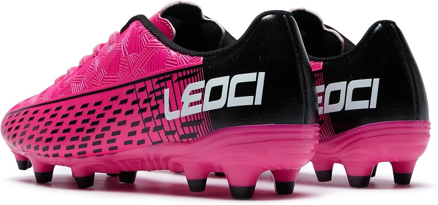 Soccer Cleats for Men's and Women's Outdoor Unisex Football Shoes Firm Rugby Boots