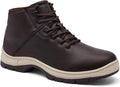 Mens Lightweight Hiking Boots Water Resistant Mid Ankle Work Casual Hiker Trekking Outdoor Boots Anti Slip Hiking Shoes