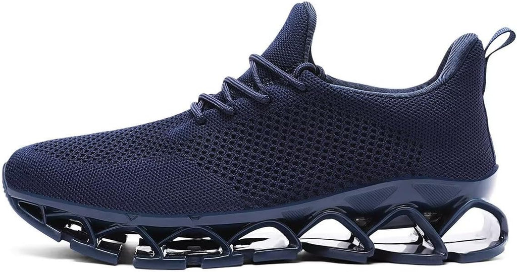 Men's Running Shoes Blade Tennis Walking Fashion Sneakers Breathable Non Slip Gym Sports Work Trainers