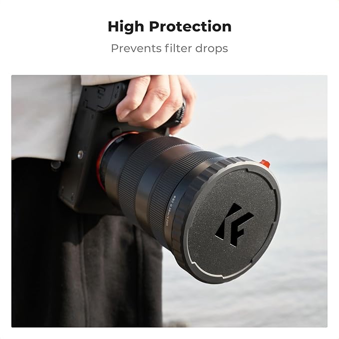K&F Concept 77mm Variable ND Lens Filter Cap TPU Material Filter Cap Only for K&F 77mm Adjustable Neutral Density Filter