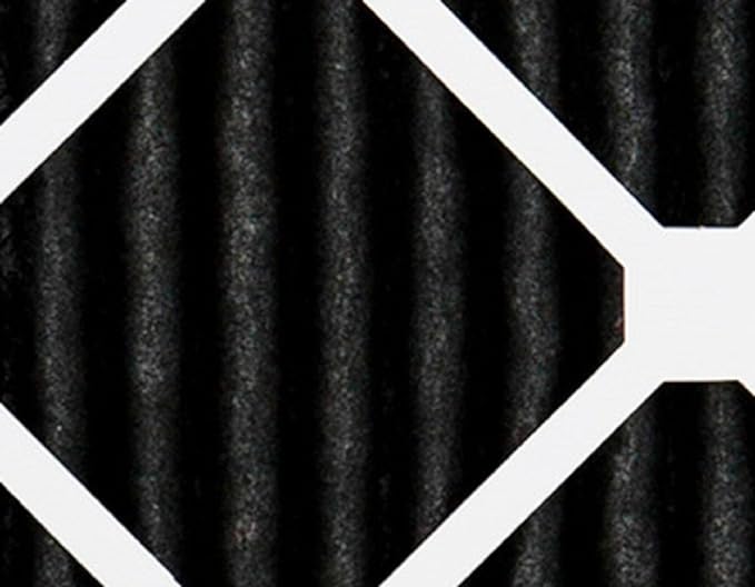 Nordic Pure 18x18x1 (Actual Size: 17 3/4 x 17 3/4 x 3/4) Pure Carbon Pleated Odor Reduction Furnace Air Filters 2 Pack
