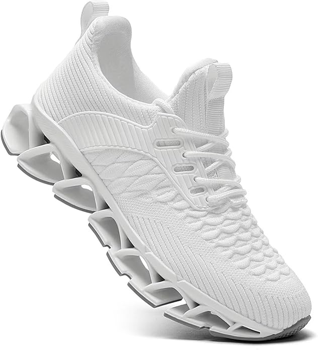 Mens Slip on Walking Running Shoes Blade Tennis Casual Fashion Sneakers Comfort Non Slip Work Sport Athletic Trainer