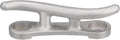 MarineNow Premium Cast Aluminum S-Style Dock Cleat – 10", 12", or 15" – Corrosion-Resistant Mooring Cleats with Recessed Mounting Holes – Choose 1, 2, 4, 6, 10, or 50 Pack for Boats, Docks & Marinas
