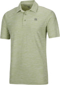 Three Sixty Six Golf Shirts for Men - Dry Fit Short-Sleeve Polo, Athletic Casual Collared T-Shirt