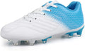 brooman Kids Soccer Cleats Boys Girls Athletic Outdoor Football Shoes